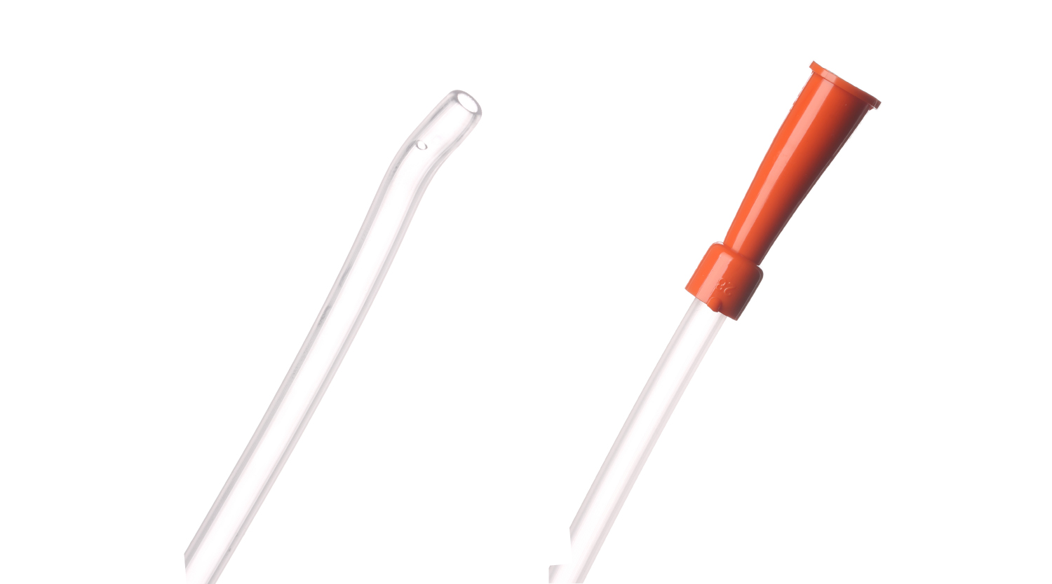 Coude tip suction catheter